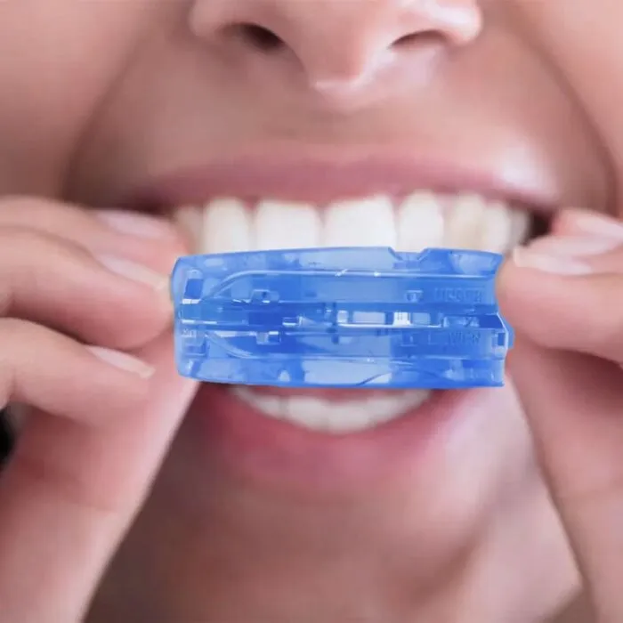 Shaping an adjustable anti-snoring mouthpiece